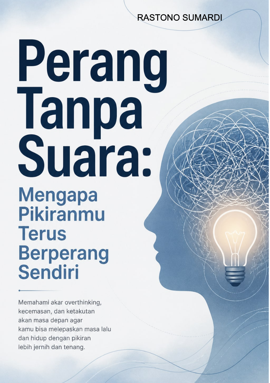 Cover Perang Tanpa Suara : Mengapa Pikiranmu Terus Berperang Sendiri