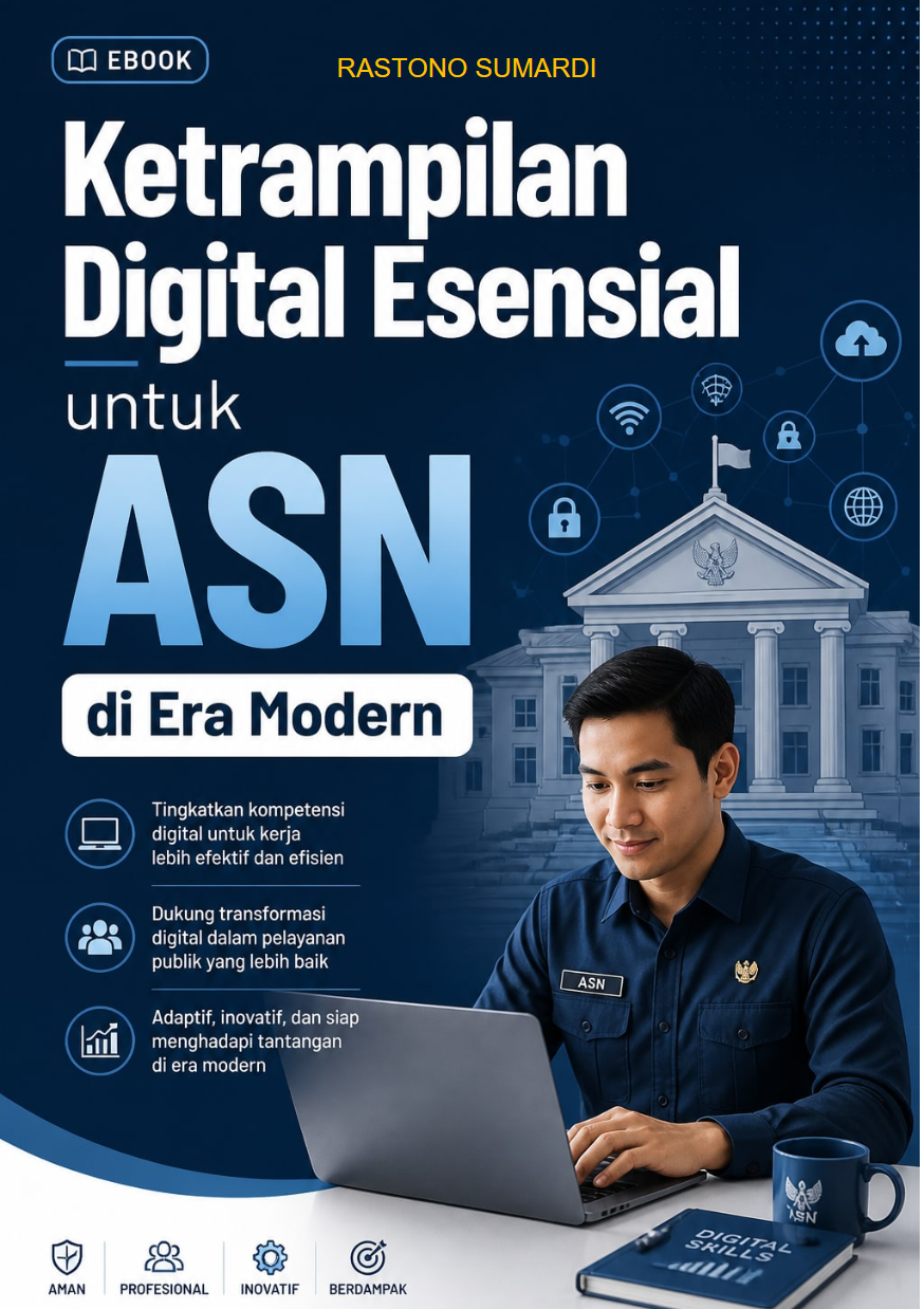 Cover Ketrampilan Digital Essensial Untuk ASN di Era Modern